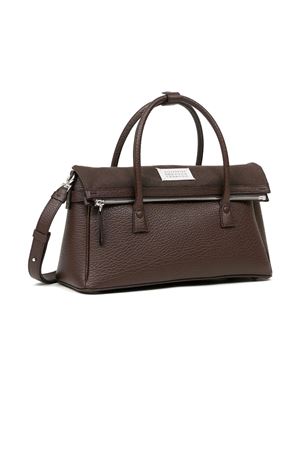 5AC East West brown goatskin leather bag MAISON MARGIELA | SB2WD0076P4348T2186